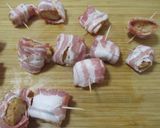 Baconba 🥓 tekert 🌀 nyúlgerinc 🐇 zöldségekkel 🥦🥕🍅 recept fázis 6 fotója