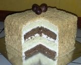 Foto langkah ke 11 dari resep Cake Kacang Rasa Mocca dan Vanilla ala Rumah Ambolay.
