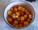 A picture of step 2 of Ber ka achaar/jujube pickle.