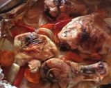 Foto del paso 1 de la receta: Pollo con verduras asado