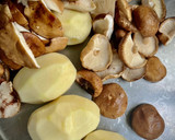 Foto del paso 1 de la receta: Wok de setas con patatas y castañas a la mostaza
