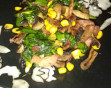 Foto del paso 4 de la receta: Ensalada de espinaca con tocino