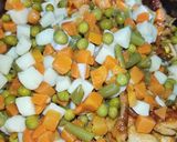 Foto del paso 6 de la receta: Espaguetis con pollo y macedonia de verduras
