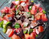 वॉलनट वेजी सेलेड (Walnut Veggie Salad recipe in Hindi) रेसिपी चरण 2 फोटो