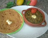A picture of step 7 of Makhni Daal palak dhaba style.
