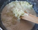 A picture of step 2 of Lauki Barfi.