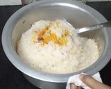 A picture of step 11 of Degi white chana pulao biryani.