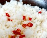 A picture of step 1 of Spicy hot Egg Fried Rice. 🥰.