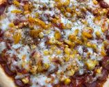 Foto langkah ke 4 dari resep Pizza toping jagung manis+sosis.