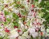 A picture of step 3 of Spring roll filling.