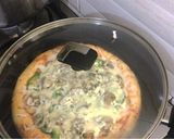 A picture of step 13 of Without Oven Chicken Tikka cheese Pizza 🤗.