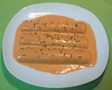 Foto del paso 7 de la receta: Canelones rellenos de brócoli y salmón con salsa de piquillos