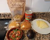 Foto del paso 1 de la receta: Hamburguesa de soja texturizada con frijoles negros
