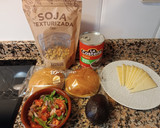 Foto del paso 1 de la receta: Hamburguesa de soja texturizada con frijoles negros