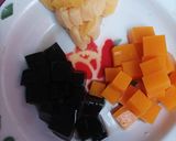 Foto langkah ke 2 dari resep 108. Es Cinta Pumang (cincau tape puding mangga).