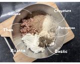 Une image de l'étape 1 de Boulettes de thon à la ricotta 🐟.