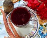 A picture of step 4 of Orange Beetroot and Carrot Juice.