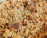 A picture of step 6 of Leftover Mutton Salan Ka Pualo 😋😋.
