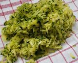 Une image de l'étape 1 de °Galettes de courgette°.