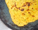 A picture of step 2 of Broken wheat and fenugreek leaves paratha/ Daliya methi paratha.