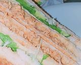 A picture of step 2 of Club sandwich.