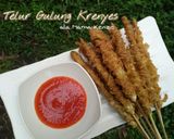 Foto langkah ke 2 dari resep Telur Gulung Krenyes.