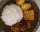 Foto langkah ke 3 dari resep Nasi Cobek Sederhana #bikinramadanberkesan.
