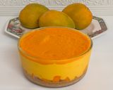 A picture of step 17 of Sunshine Bliss-No-Bake Mango Cheesecake.