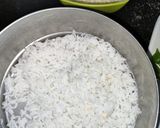 A picture of step 1 of Mexican rice.