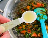 A picture of step 8 of Kela Methi Nu Shak.