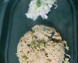 A picture of step 10 of Matar pulao.