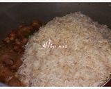 A picture of step 4 of Beef chana Biryani.
