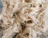 Hình bước làm 1 của món Cá Cơm Shirasu Chiên Bột