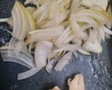 Foto langkah ke 4 dari resep Sayur Bening Bayam Merah dan Slice Beef Tumis Simple.