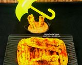 A picture of step 5 of Butter Garlicky Spicy Grilled Crispy Curly Corn Ribs - With Schezwan Dip Corn Ribs Monsoon Munching.