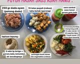 Foto langkah ke 1 dari resep Ayam,tahu,telor puyuh masak saos asam manis.
