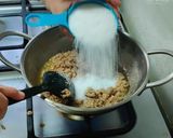 A picture of step 3 of Singhara burfi.