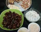 खजूर ड्राई फ्रूट के लड्डू (Dates dry fruit ke laddu recipe in hindi) रेसिपी चरण 1 फोटो