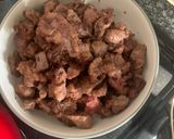 A picture of step 1 of Steak and Kidney Stew.
