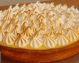 Une image de l'étape 8 de Tarte meringuée à la mandarine.