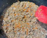 A picture of step 6 of Pork and Peanut Noodles.