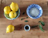 A picture of step 2 of Preserved Lemons.