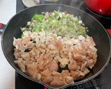Foto del paso 1 de la receta: Macarrones con pollo, pimientos y berenjenas