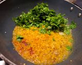 A picture of step 3 of Methi Moong Dal Sabzi.