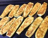 Une image de l'étape 7 de Courgettes vertes et blanches marinées tomates moutarde romarin grillées (recette plancha).