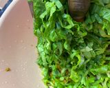 A picture of step 6 of Cous-cous salad😋😍.