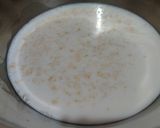 A picture of step 2 of Talbina(Barley Porridge).