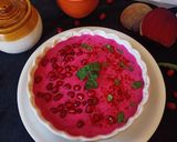 A picture of step 5 of Beetroot Raita.
