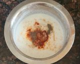 A picture of step 14 of North Indian thali (Lunch).