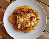 Foto del paso 6 de la receta: Patatas confitadas con chorizo y huevo frito